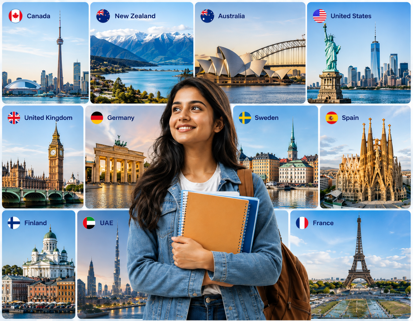 Student consulting with a study abroad advisor in Vadodara
